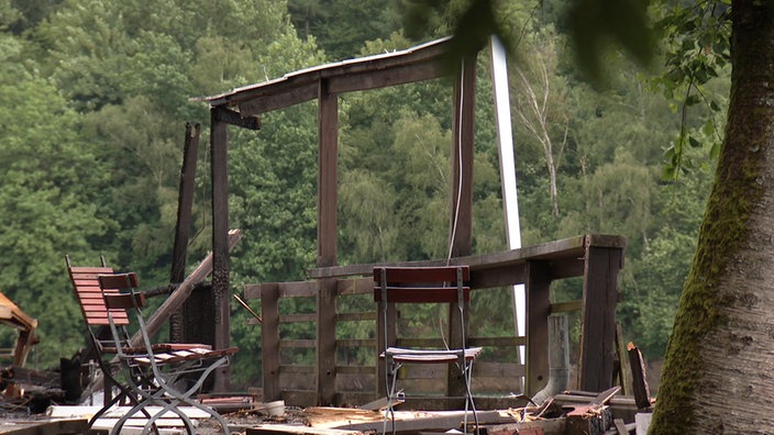 Brandruine der Zornigen Ameise an der Bevertalsperre