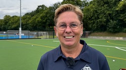 Trainerin Ulli Kirchhoff vom Special Hockey Team