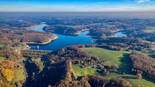 Die Dhünntalsperre.