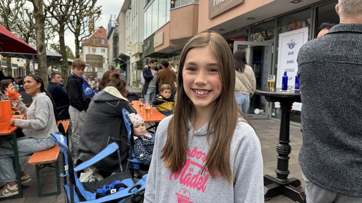 Die 10-jährige Hanna Wendler lächelt in die Kamera