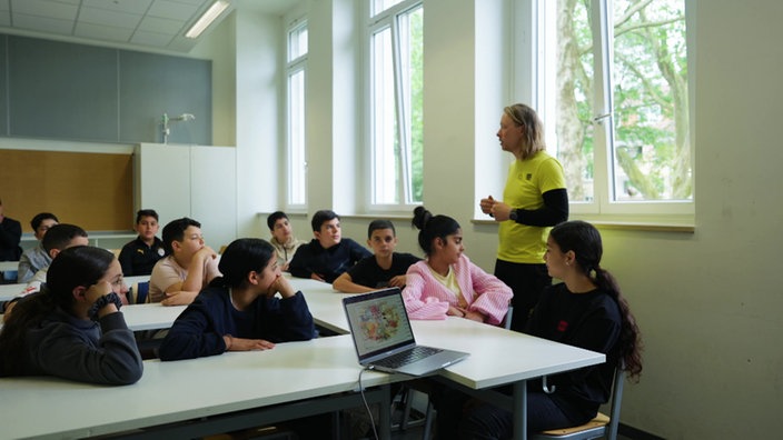 Abseits des Platzes stand ein Workshop zum Thema Gesunde Ernährung auf dem Plan.
