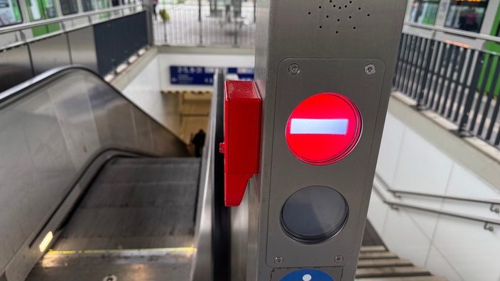Rolltreppe im Dortmunder Hauptbahnhof