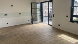 Balkontür eines Hauses im Mothes Karree Düsseldorf-Bilk
