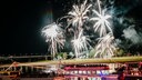 Feuerwerk zum Japantag