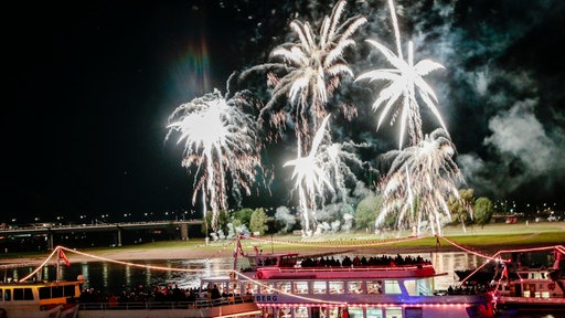 Feuerwerk zum Japantag