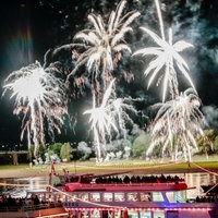 Feuerwerk zum Japantag