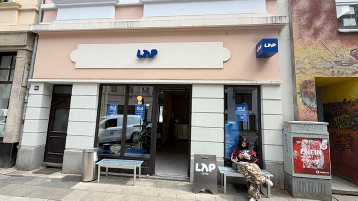 Der Café-Discounter von außen