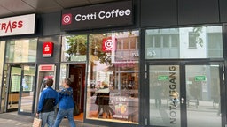 Der Café-Discounter von außen