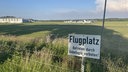 Blick auf den Flugplatz Borkenberge