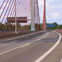 Bonner Nordbrücke ohne Autos