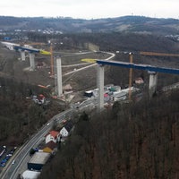 Luftansicht von der Rahmedetalbrücke