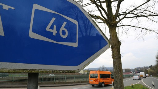 Auffahrt zur A 46