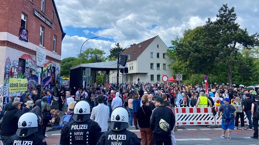 Demonstration in Herford.