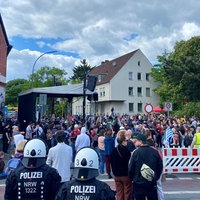 Demonstration in Herford.