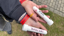 Karina Friesen und Marie Mahs Taschenascher