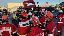 Viele Rettungskräfte vor Ort