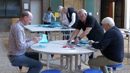 Die Stimmauszählung in Nordkirchen