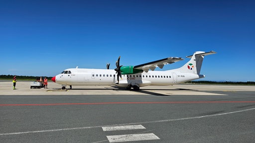 Flugzeug am Flughafen Paderborn
