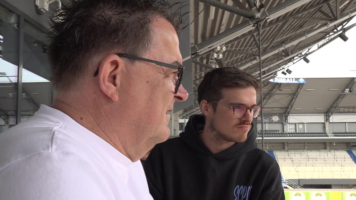Martin Hornberger im Stadion