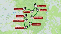 Karte der Schützenfeste