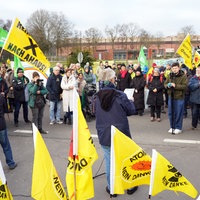 Protestierende in Ahaus