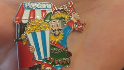 Ein Anstecker der Soester Allerheiligenkirmes