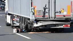 beschädigter LKW