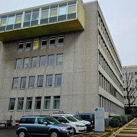 Das Lukas-Krankenhaus in Bünde von außen