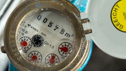 Die Wasseruhr im Keller eines Privathauses