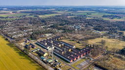Das Gelände vom JHQ in Mönchengladbach aus der Luft