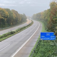 Die A59 bei Düsseldorf ist in Richtung Leverkusen für acht Monate gesperrt