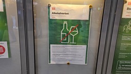 Hinweisplakat "Alkoholverbot"