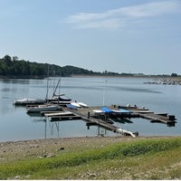 Zu sehen ist die Bevertalsperre.