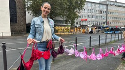 Die Initiatorin der Aktion, Erminia Pavlatou