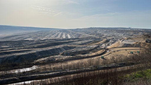 Blick auf den Tagebau Hambach 