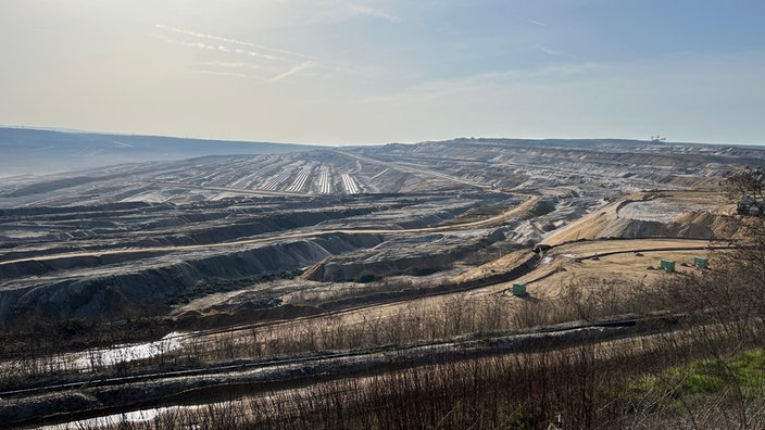 Blick auf den Tagebau Hambach 