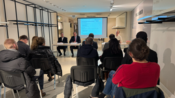 Der Einzelhandelsverband stellt den Leerstandsbericht bei einer Pressekonferenz vor