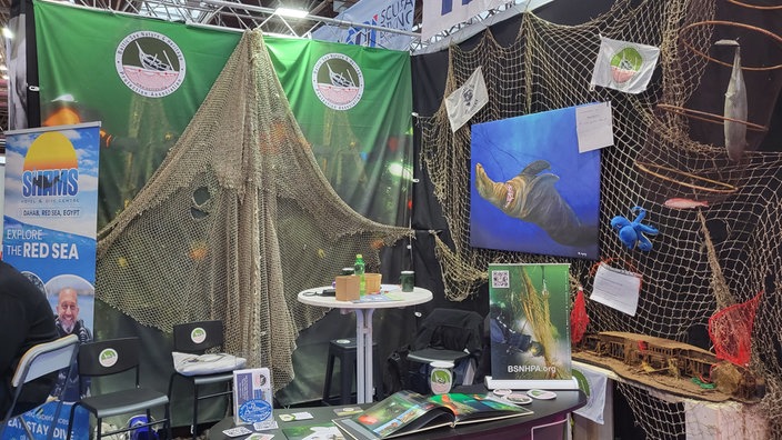 Ein Stand auf einer Messe