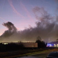 Brand im Krefelder Hafen