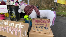 Anti Castor-Demo in Bottrop Fuhlenbrock.