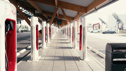 Die Ladesäulen für Elektroautos in Hilden.