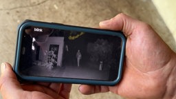 Überwachungskamera auf einem Handy