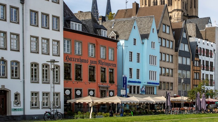 Das Haxenhaus zum Rheingarten in der Kölner Altstadt