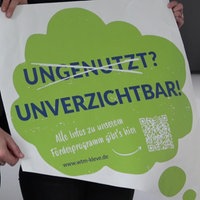 Plakat zu Klever Förderprogramm