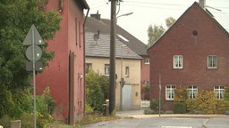 Blick auf leere Straße in Heinsberg