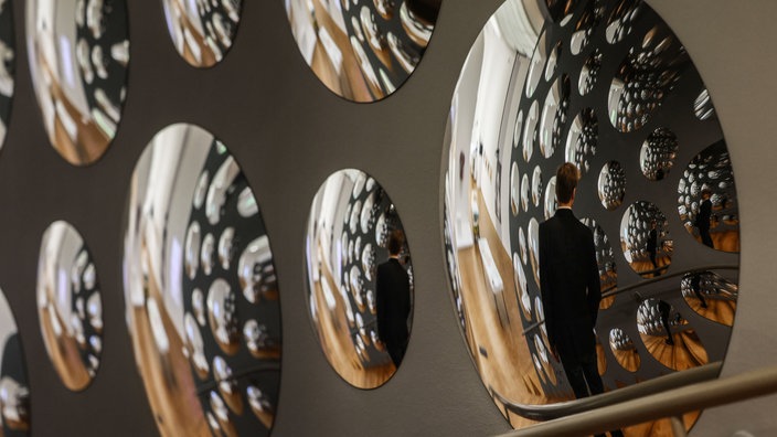 Eine Spiegel-Installation von Yayoi Kusama