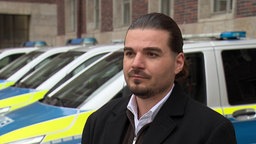 Fabian Franzen von der Düsseldorfer Polizei