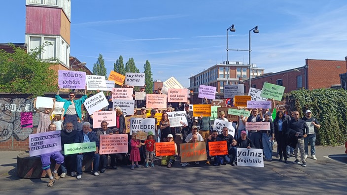 Protestaktion Mahnmal