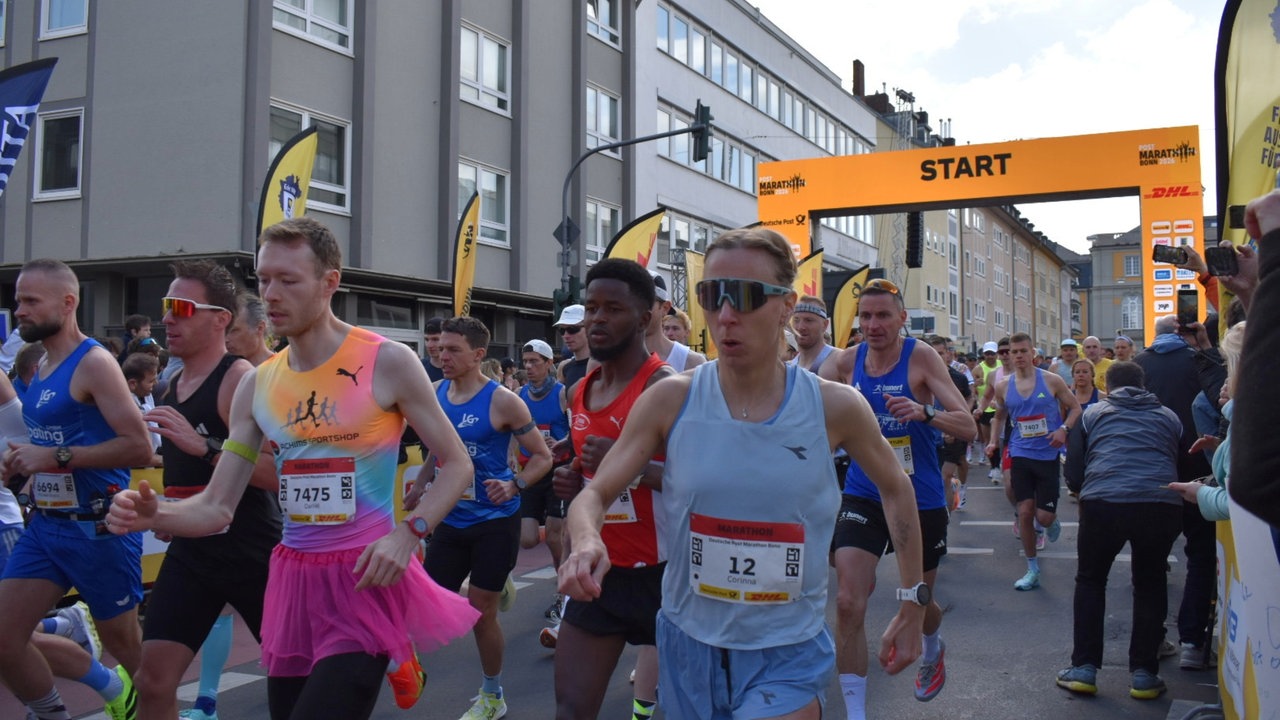 Start des Marathons