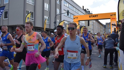 Start des Marathons